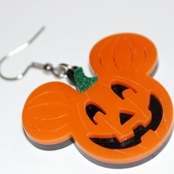 Disney Jack-o-Lantern Halloween pumpkin earrings - Picture 4 of 12